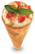 Pizza en cono