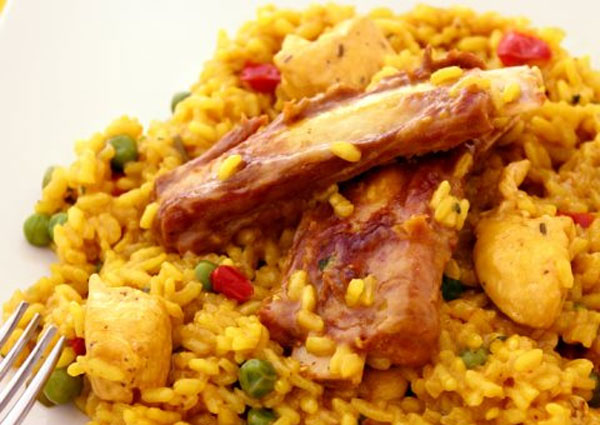 Arroz al horno con costillas