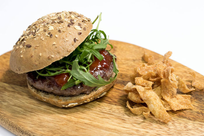 Hamburguesa de ciervo