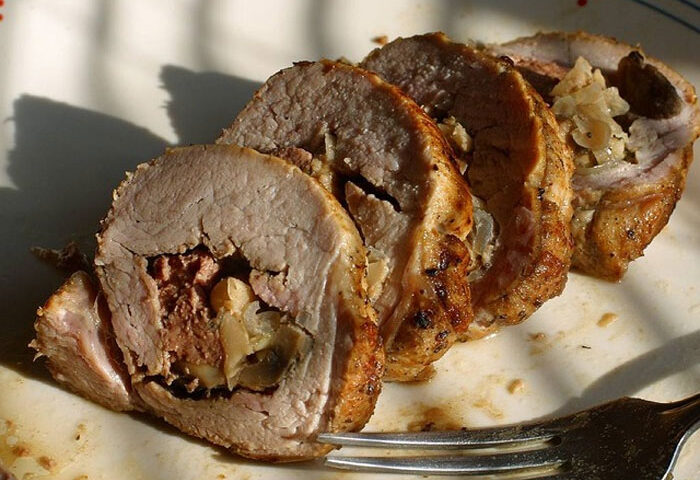 Ternera rellena