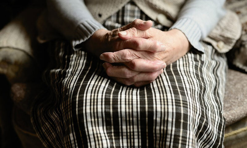 La sensación de frío en personas mayores