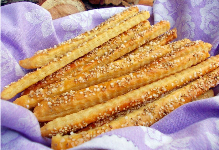 Palitos de pan con frutos secos
