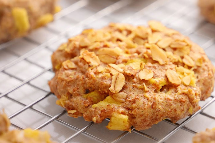 Galletas de avena y manzana