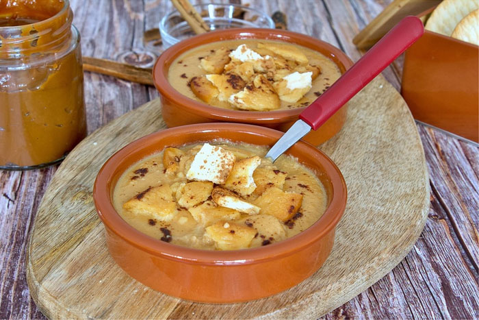Natillas de dulce de leche