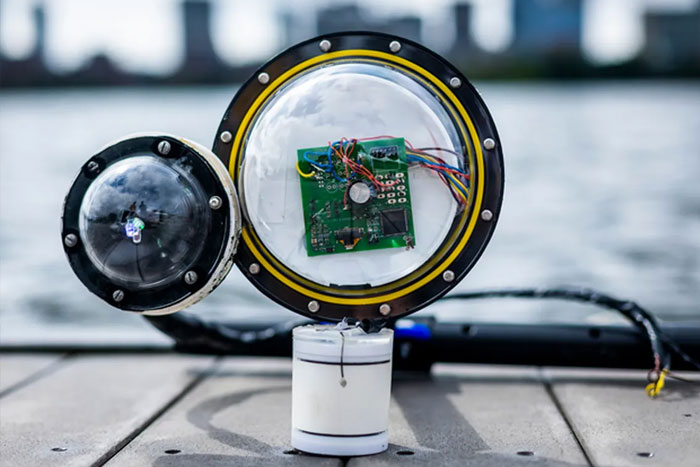Construyen una cámara submarina inalámbrica y sin baterías que funciona con el sonido
