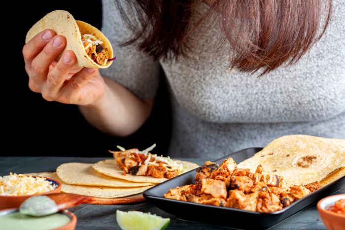 A falta de amor unos tacos al pastor