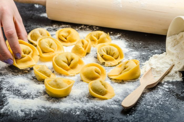 Pasta rellena – Datos e Información