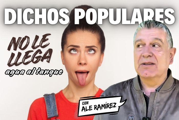 Dichos Populares: «No le llega bien el agua al tanque»